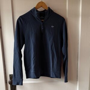 Vineyard Vines Youth (16) Navy Half-Zip Sweatshirt